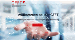 Desktop Screenshot of gfft-portal.de