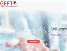 Tablet Screenshot of gfft-portal.de